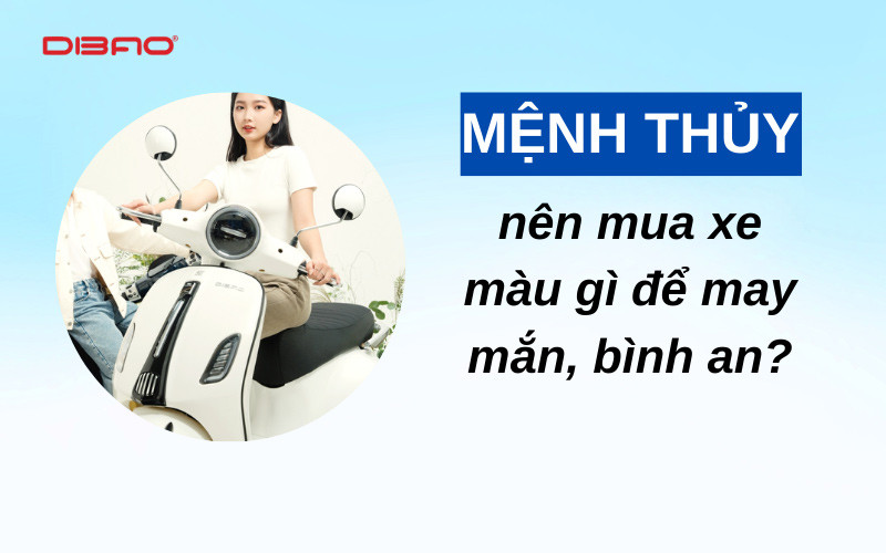 Mệnh Thủy nên mua xe màu gì để may mắn, bình an?